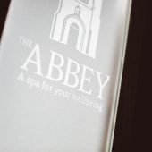 The Abbey - a spa for your wellbeing sign