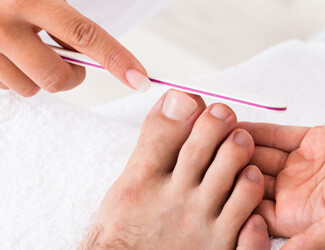 Men's pedicure