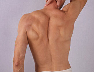 Smooth back neck and shoulders