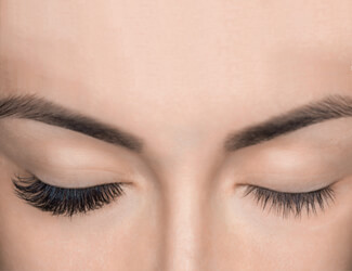 Eyelash extension effect