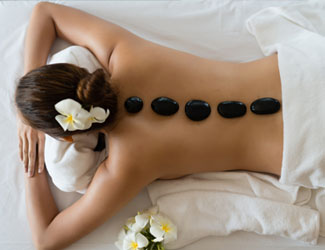 Hot stone massage